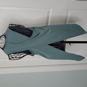 Athleta Teal Tank with Criss Cross in Back - Size Small